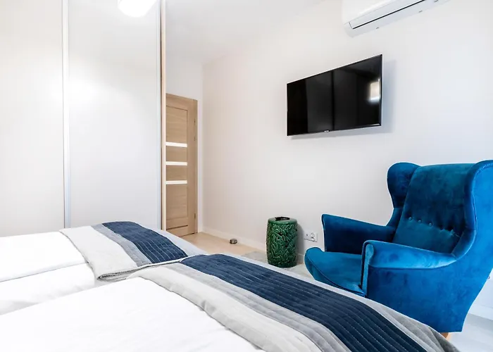 Marina Ilavia - Przy Jeziorze, Ogrodek, Garaz Podziemny, Winda, Klimatyzacja, 2xtv Z Netflix דירה