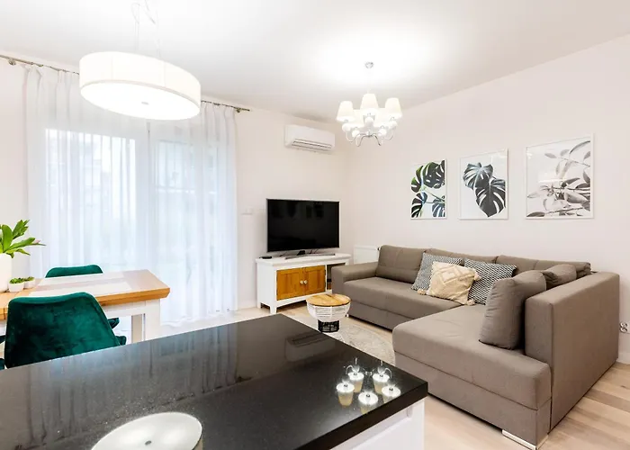 דירה Marina Ilavia - Przy Jeziorze, Ogrodek, Garaz Podziemny, Winda, Klimatyzacja, 2xtv Z Netflix *