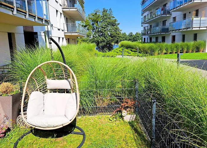 Marina Ilavia - Przy Jeziorze, Ogrodek, Garaz Podziemny, Winda, Klimatyzacja, 2xtv Z Netflix דירה